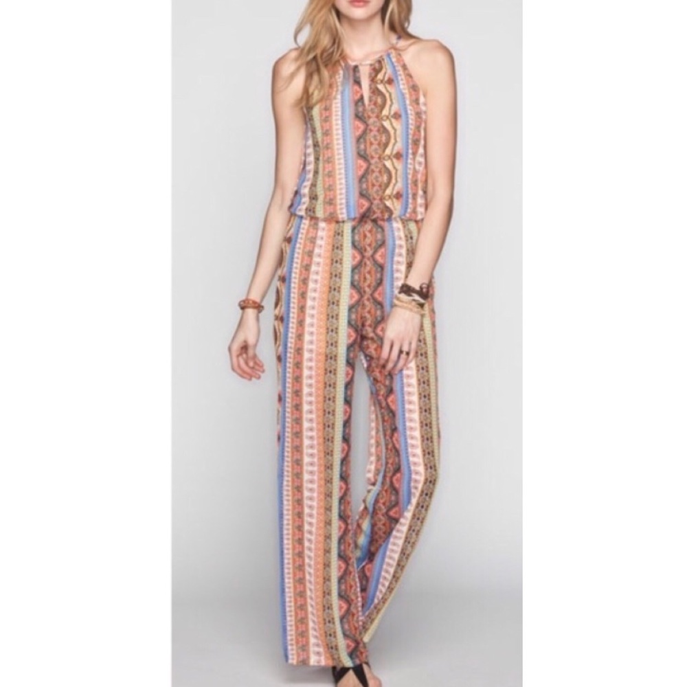 Mimi Chica Orange Jumpsuit